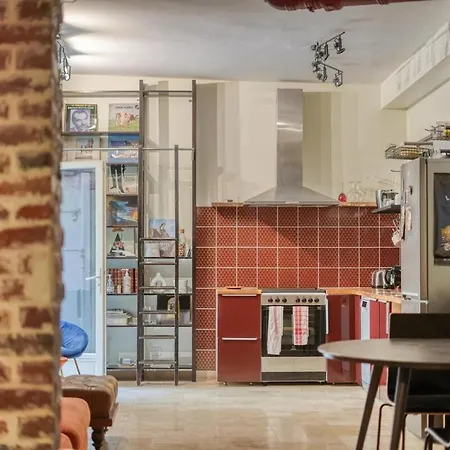 Charming Loft 2p Montmartre Joffrin דירה